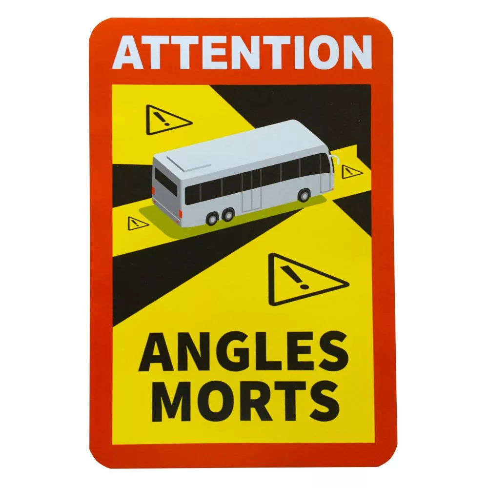 Autocolant unghi mort pentru autobuz