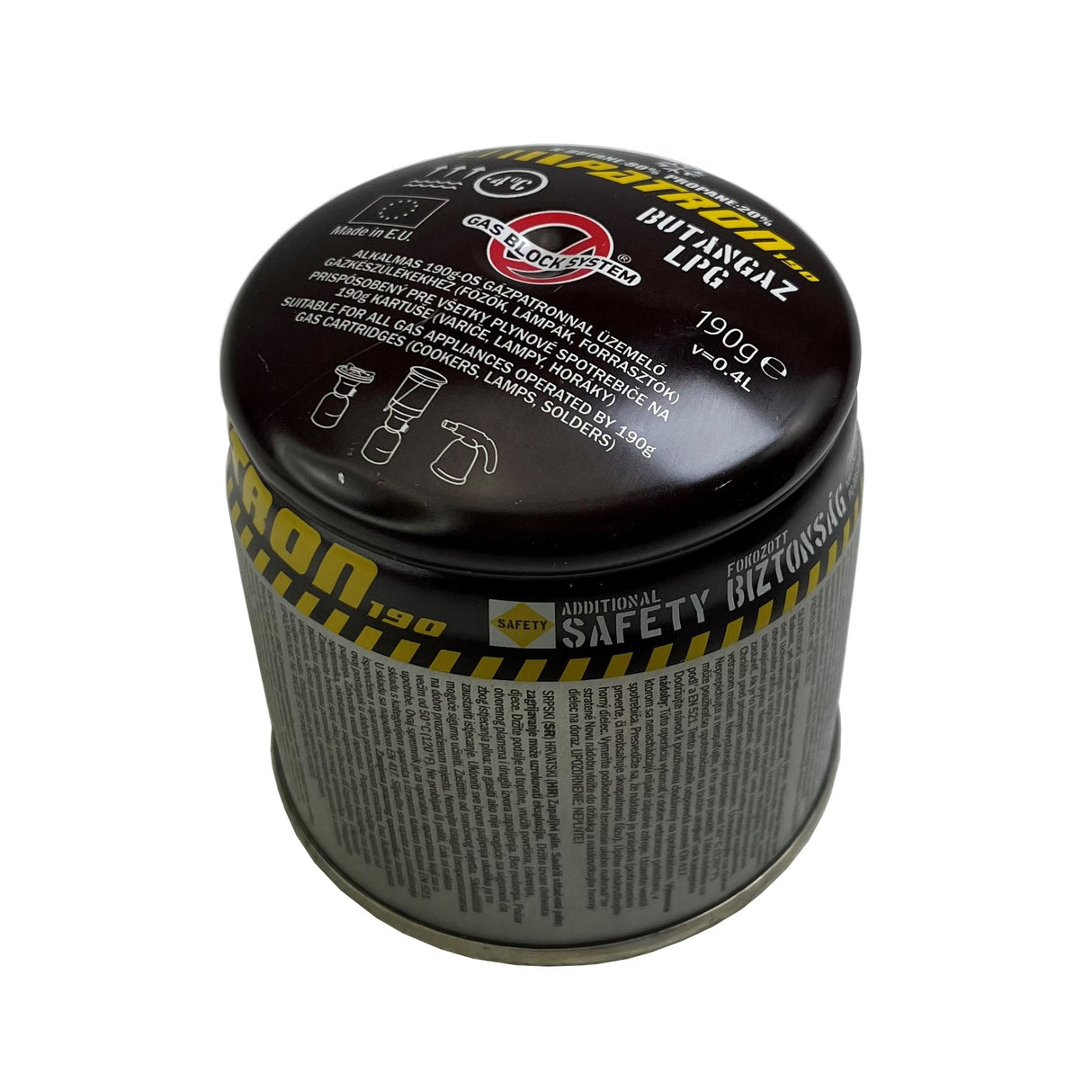 Butelie gaz, cartuș cu gaz, 190g