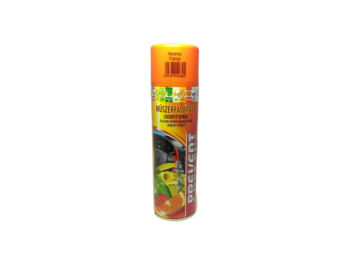 Spray bord auto, silicon întreținere, Prevent Cockpit Spray, 500 ml, 9 variante