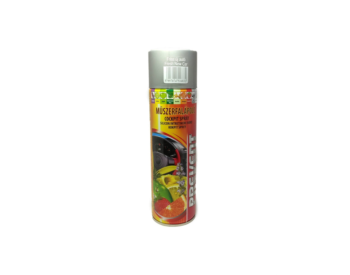 Spray bord auto, silicon întreținere, Prevent Cockpit Spray, 500 ml, 9 variante