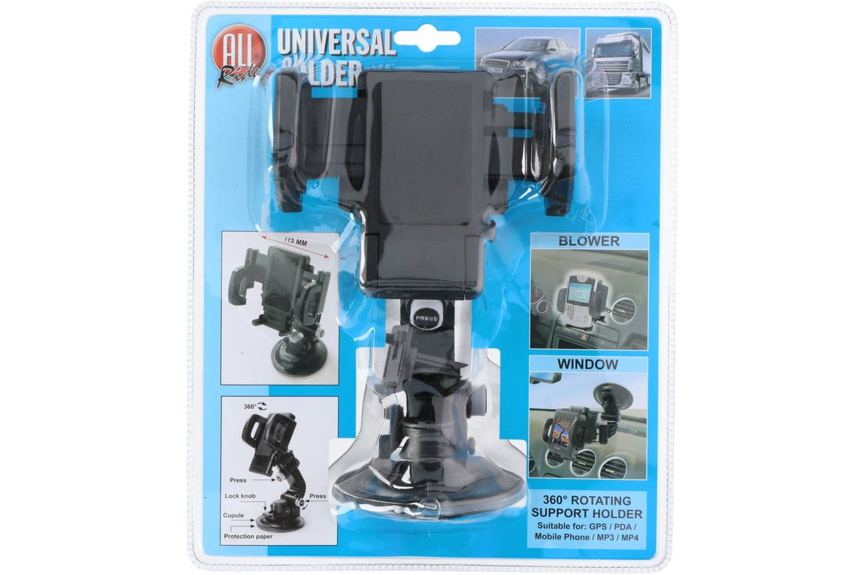 Suport auto telefon, ventuză, universal, All Ride