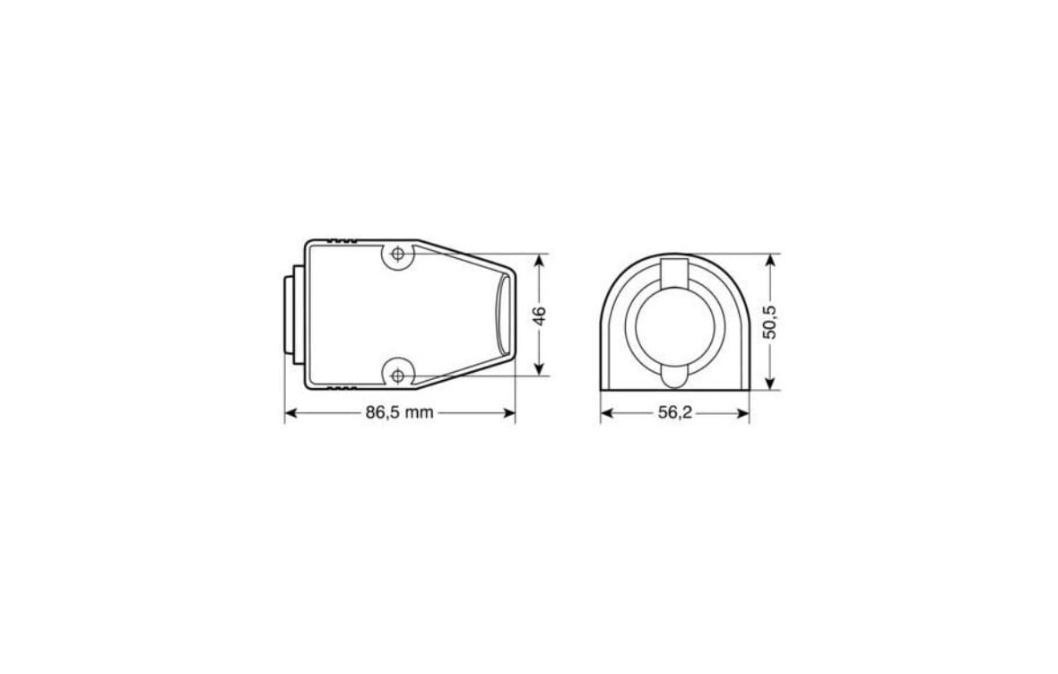Priză pentru brichetă auto montabilă, rezistentă la apă