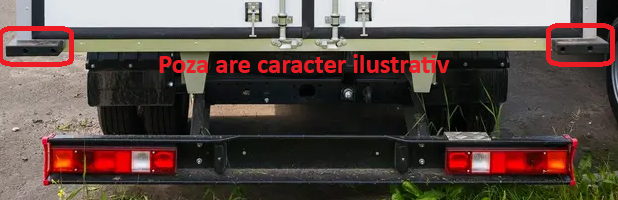 Bară/tampon de protecție cauciuc spate, 3 variante