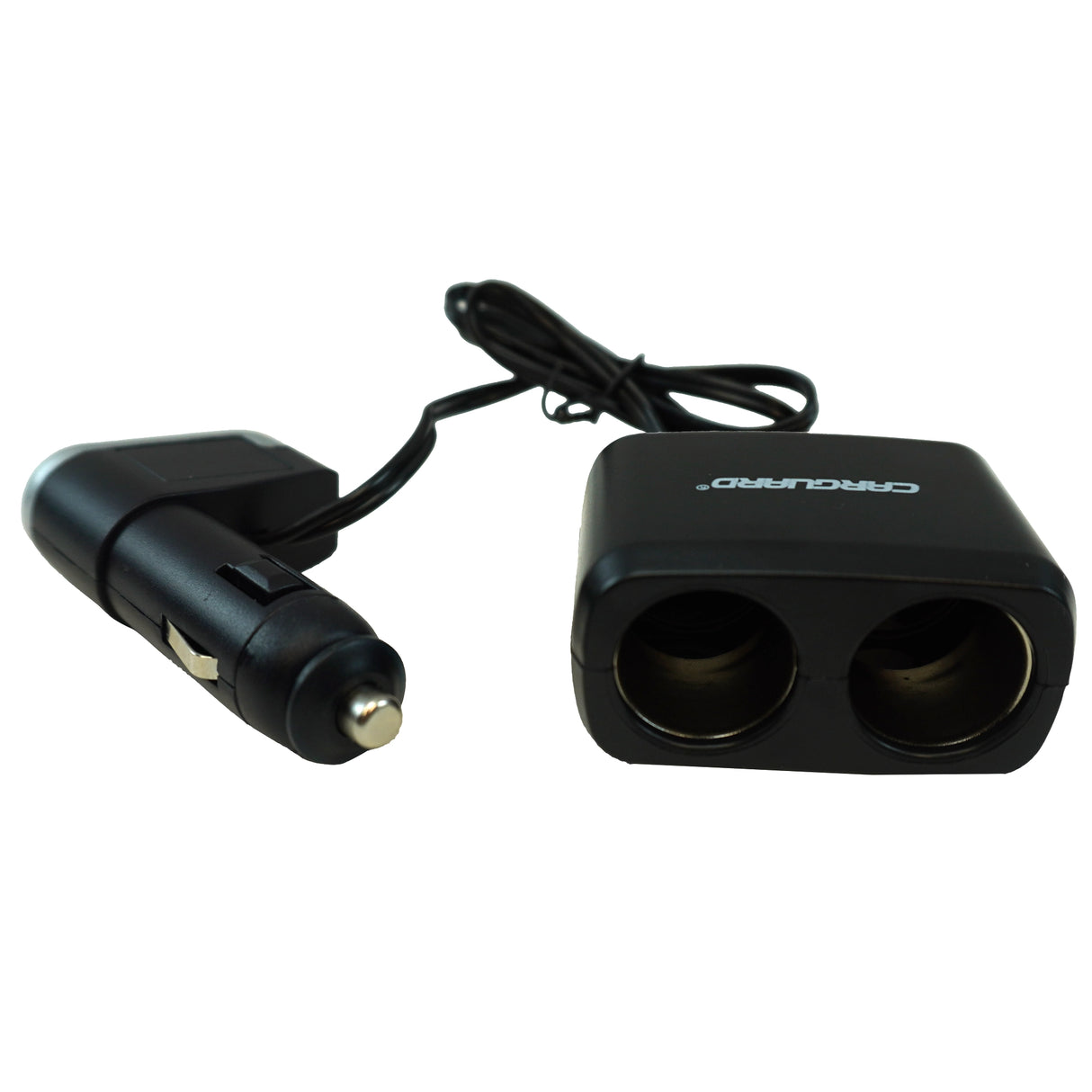 Adaptor priză auto, dublu cu 1 ieșire USB, 12/24V