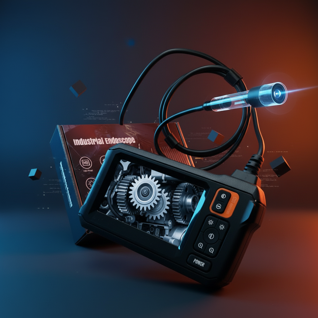 Endoscop cu cablu rigid