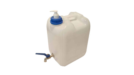 Canistră cu robinet metalic și dozator de săpun, 10/20 litri