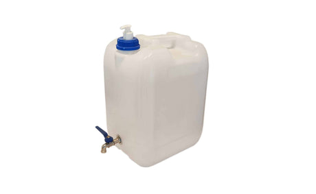 Canistră cu robinet metalic și dozator de săpun, 10/20 litri