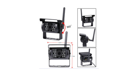 Cameră de marșarier fără fir (fără monitor) 12/24V 