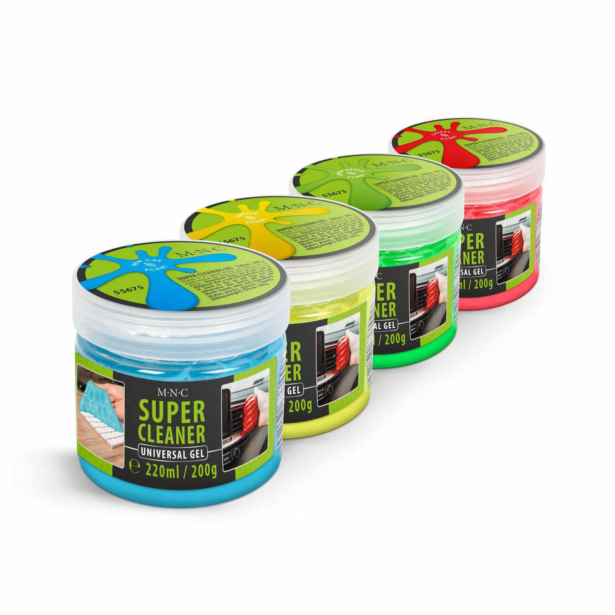 Gel de curățare pentru bord și tastatură 200g 