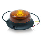 Girofar LED 18 mini portocaliu, simplu, magnetic sau cu montare pe țeavă 12V/24V