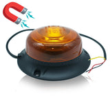 Girofar LED 18 mini portocaliu, simplu, magnetic sau cu montare pe țeavă 12V/24V