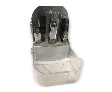 Set de manichiură cu 8 piese în cutie de plastic 