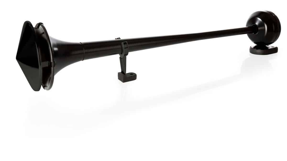 Corn aerisit 85cm cerc negru mat 