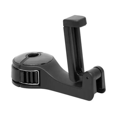 Suport de telefon auto, cârlig pentru bagaje, fixare pe bara tetieră 