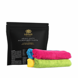 Lavete microfibră, set 4 bucăți, Lotus Heavy Duty, 40x40 cm 