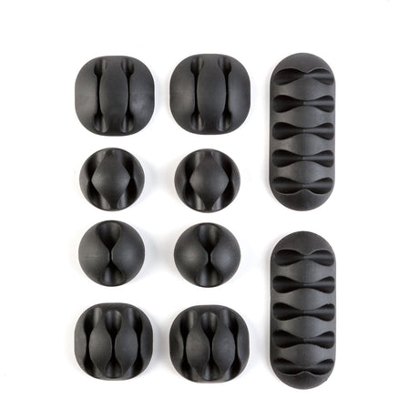 Set organizator cabluri 10 buc 