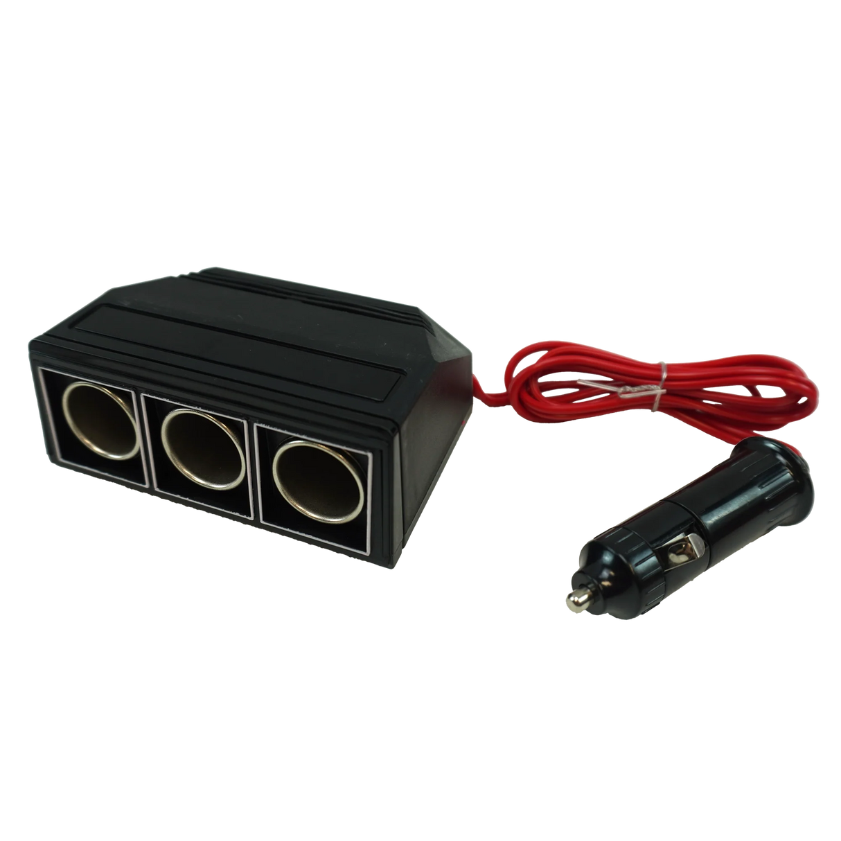 Adaptor brichetă auto, triplu, 12/24V