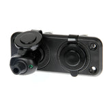 Priză auto, dublă, EXT-2, 20A, 12/24V