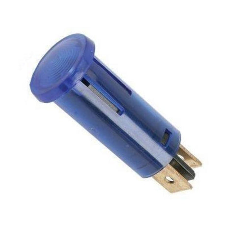 Lampă semnalizare, LED albastru, rotundă, 24V