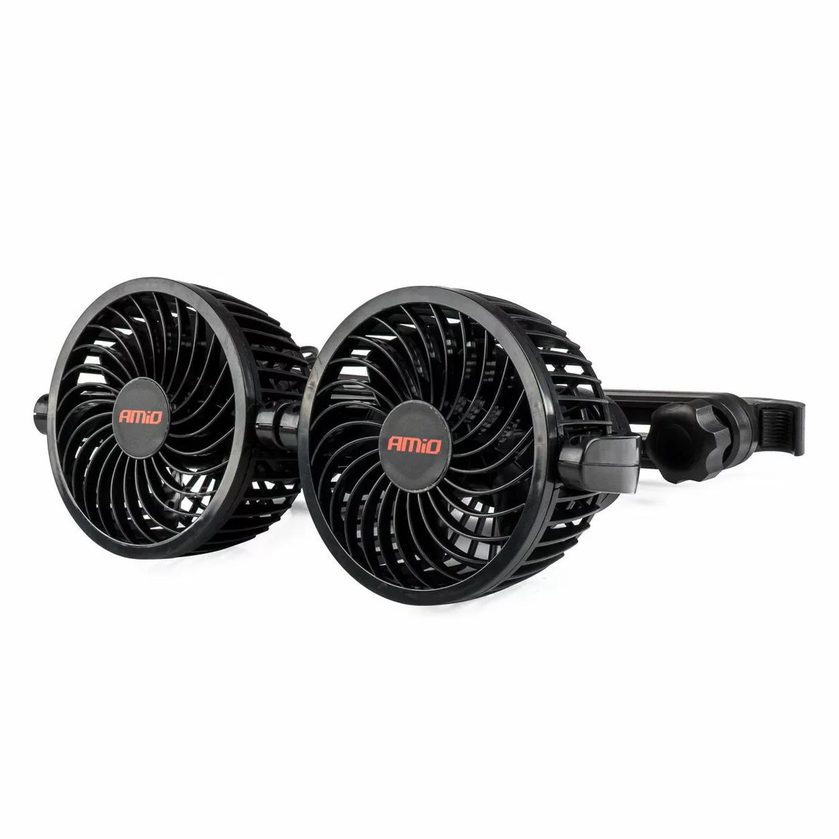 Ventilator auto pentru tetieră cu 2 încărcătoare USB, 12V 