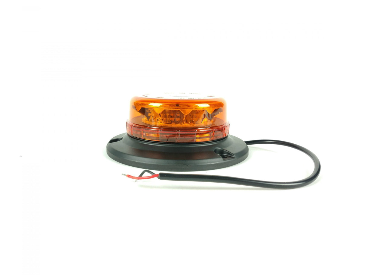 Girofar LED 12 portocaliu, ultra-subțire, simplu, magnetic, cu montare pe țeavă, 12/24V