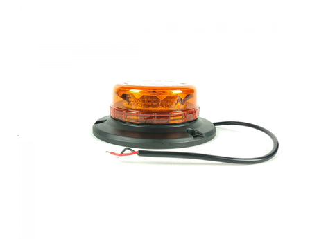 Girofar LED 12 portocaliu, ultra-subțire, simplu, magnetic, cu montare pe țeavă, 12/24V