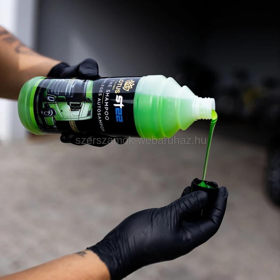 Lotus The Shampoo ST22 - Șampon auto, măr verde, 1L