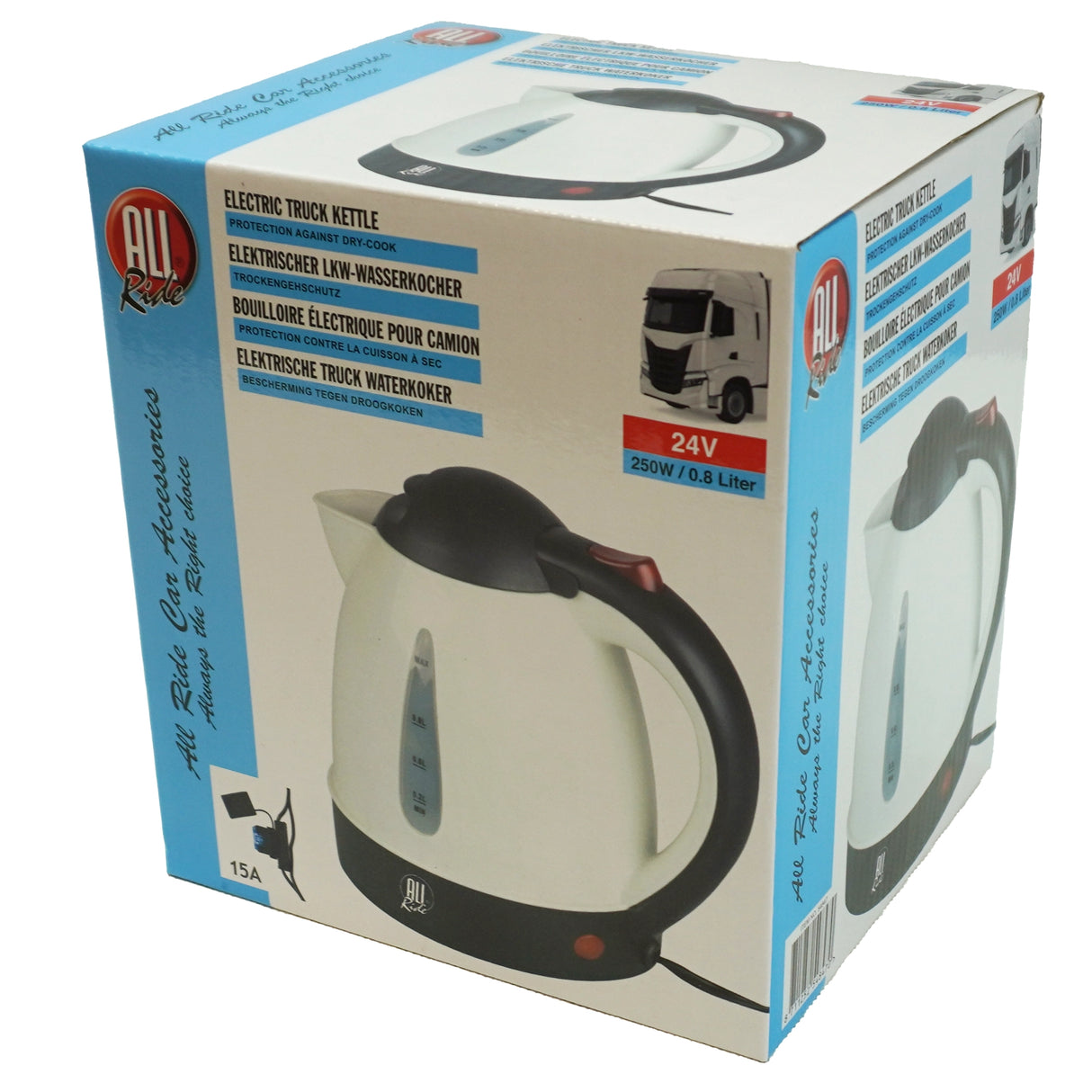 Fierbător apă, pt. priza auto, 0.8 litri, 24V