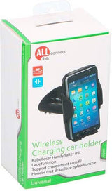 Suport auto telefon, ventuză, încărcător wireless, All Ride, 5W
