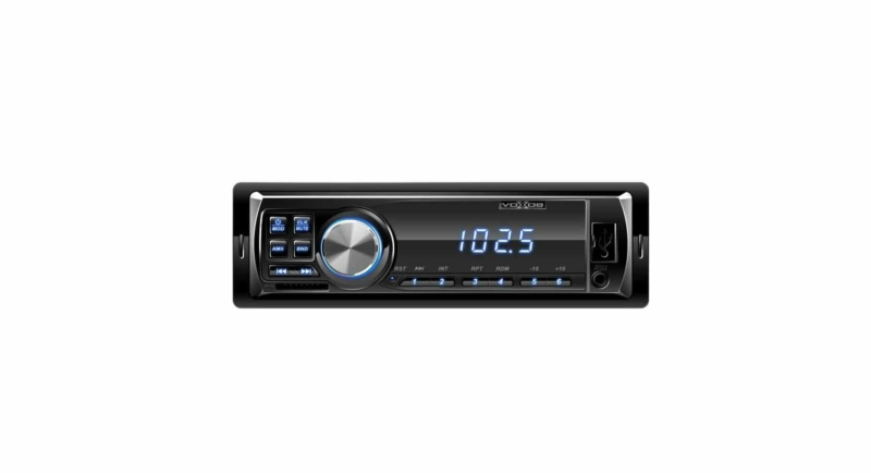 Radio auto și MP3 player (BT, MP3, FM, USB, SD, AUX) albastru
