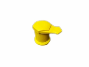 Capac indicator piuliță roată din plastic 32 galben
