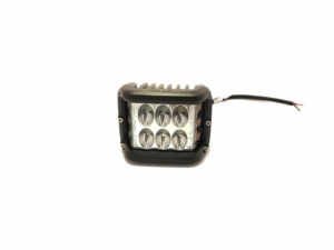 Lampă de lucru cu LED pătrat, dublu, 24W, intermitent 12 / 24V