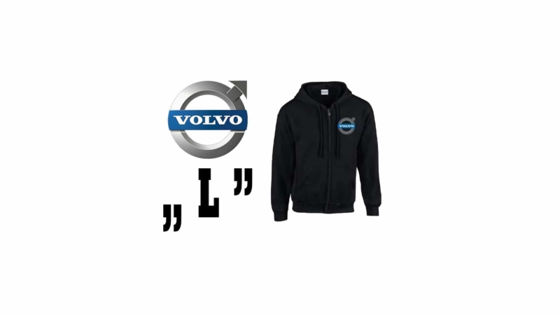 Pulóver kapucnis Volvo - L